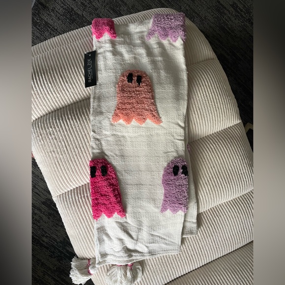 NWT Rachel Zoe Rare Viral Multicolored Pink Purple Ghost Throw Blanket - Picture 6 of 8